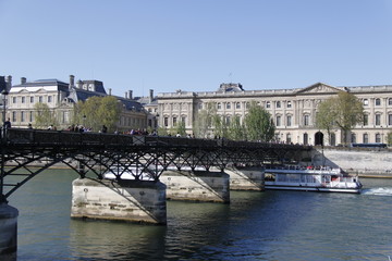 Naklejka premium Pont des Arts sur la Seine à Paris