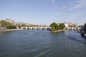Ile de la Cit&eacute; et Pont Neuf &agrave; Paris	