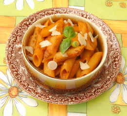 Nudeln in Tomatensauce