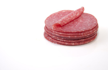 Sliced salami