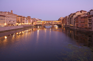 Fototapeta na wymiar Ponte Vecchio bridge