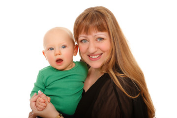 Mutter mit ihrem Baby