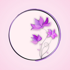 Flower vector background