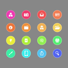 Vector business icons