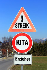 Kita-Streik - Streik der Erzieher
