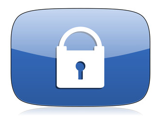 padlock icon secure sign