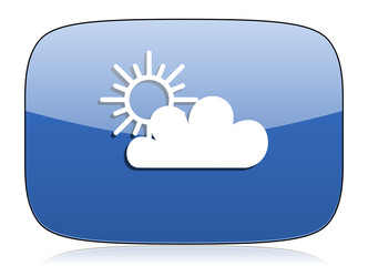 cloud icon waether forecast sign