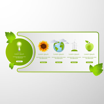 Green Minimal Eco Website 