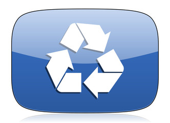Obraz premium recycle icon recycling sign