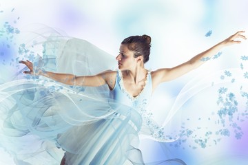 Obraz na płótnie Canvas Graceful ballerina
