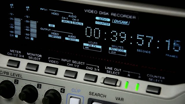 Professional video recorder. Format DVcam