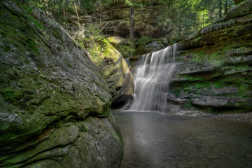 Fototapeta na wymiar Hidden Falls Ohio