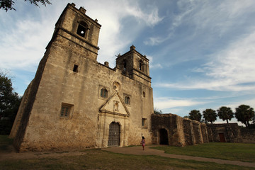 Fototapeta na wymiar Misión Concepción en San Antonio 