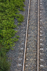 Obraz premium Rail rural Thailand