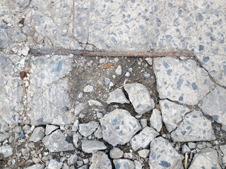 Fototapeta premium cracked floor texture