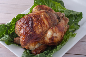 whole roasted chicken