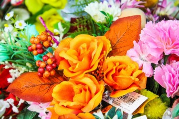 Flowers bouquet, a lovely colorful bouquet of flowers

