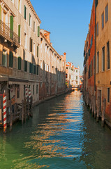 Obraz na płótnie Canvas ein kanal in venedig