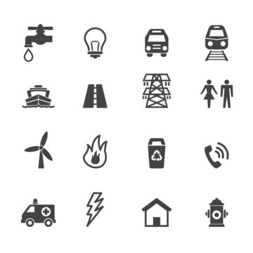public utility icons