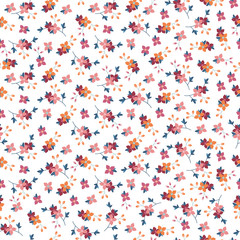 Fototapeta na wymiar abstract flowers seamless pattern