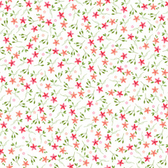 vector floral seamless pattern