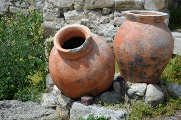 Fototapeta premium Ancient Amphorae in Nesebar