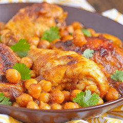 Curry Chicken With Chickpeas