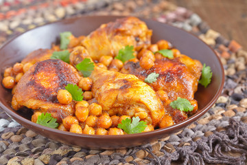 Curry Chicken With Chickpeas