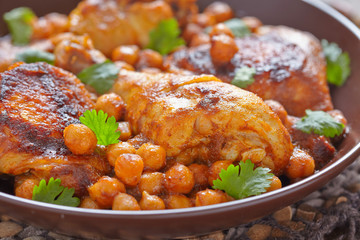 Curry Chicken With Chickpeas