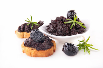 black olive and tapenade