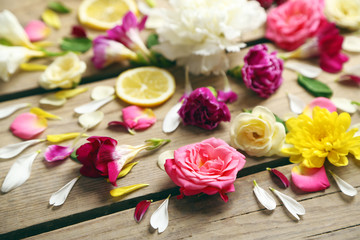 Abstract background with beautiful flowers