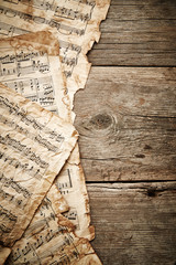 Obraz premium Music sheets