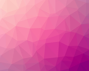 Abstract pink and rosa polygon background