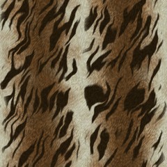 Seamless Tiger Animal Fur Background