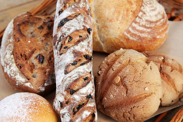 パン盛り合わせ