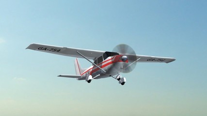 most popular single propeller light aircraft in fly 
