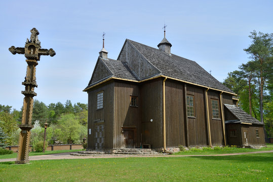 Oldest surviving wooden church in Lithuania