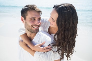 happy couple smiling
