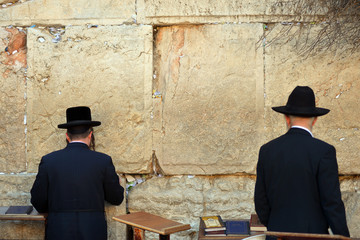 the Western wall in Jerusalem