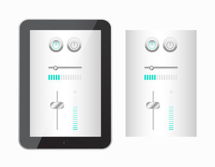 Music playing interface vector