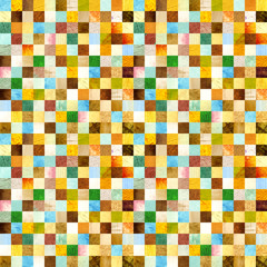 Seamless background with paper patterns