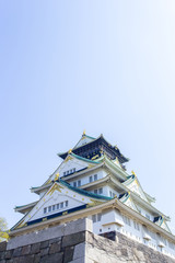 青空の大阪城