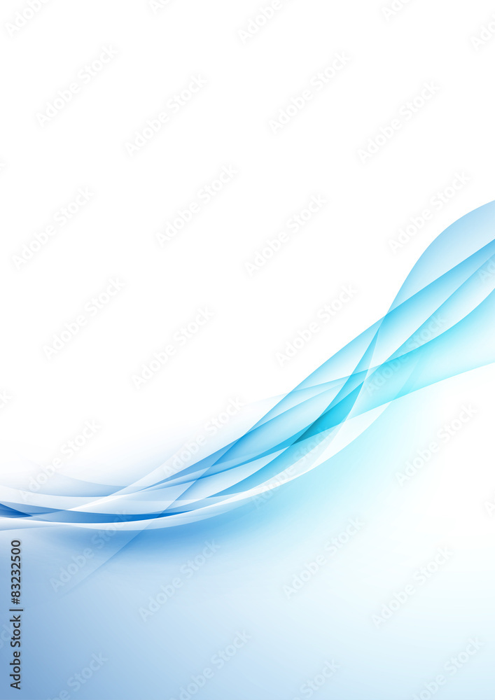 Poster modern bright soft border folder layout template