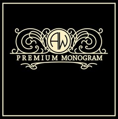 Stylish  vintage   Art Nouveau style