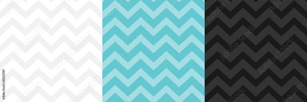 Wall mural seamless zig zag pattern vector background