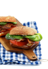 Ciabatta Bacon Sandwiches