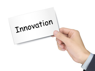 innovation card in hand