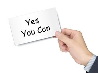 yes you can card in hand