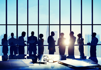 Business People Conference Meeting Boardroom Working Conversatio