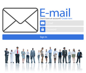 Email Online Messaging Social Media Internet Concept